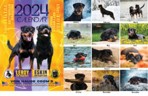 Total Rottweiler Magazine Calendar!
